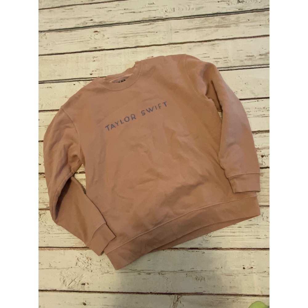 Taylor Swift 1989 Taylors Version Rose Pink Crewneck Sweatshirt Medium